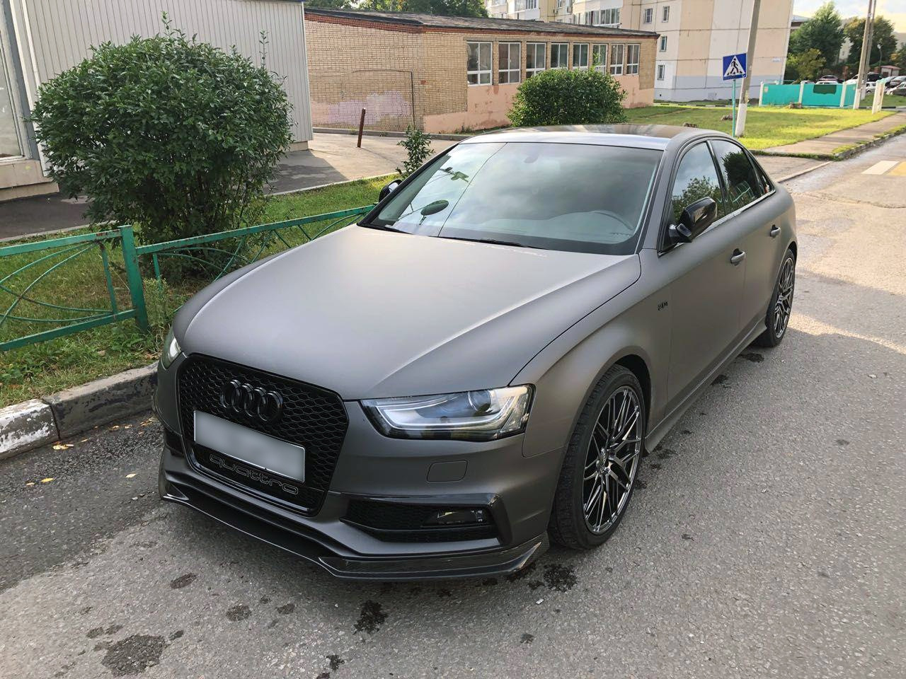 Audi в матовой плёнке